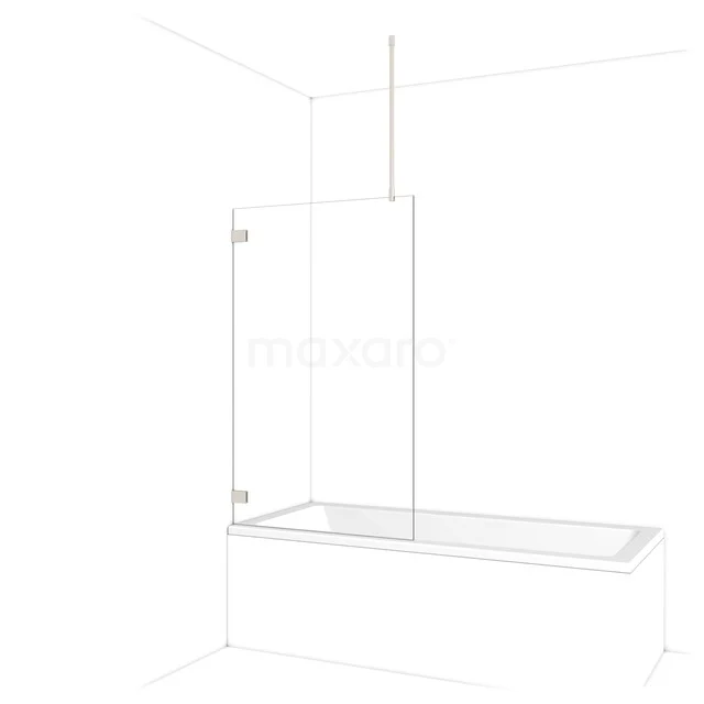 Diamant Badewannenaufsatz | 85 cm Edelstahl Klarglas BDA085720BR Diamant Badewannenaufsatz | 85 cm Edelstahl Klarglas BDA085720BR