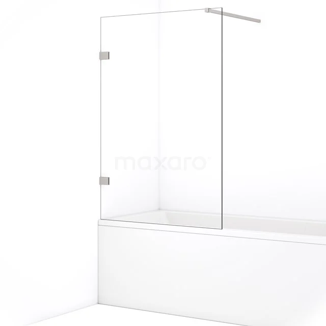 Diamond Badwand | 100 cm Rvs Helder glas BDA10120BR