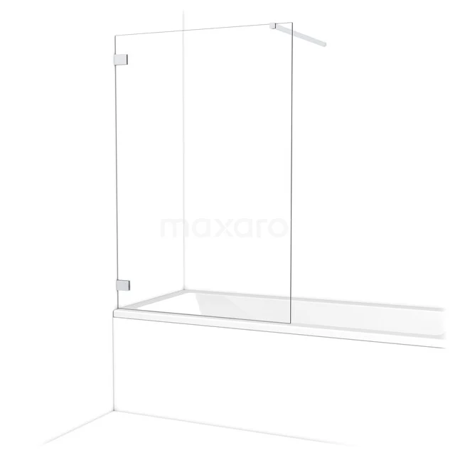 Diamant Badewannenaufsatz | 100 cm Chrom Klarglas BDA10120C