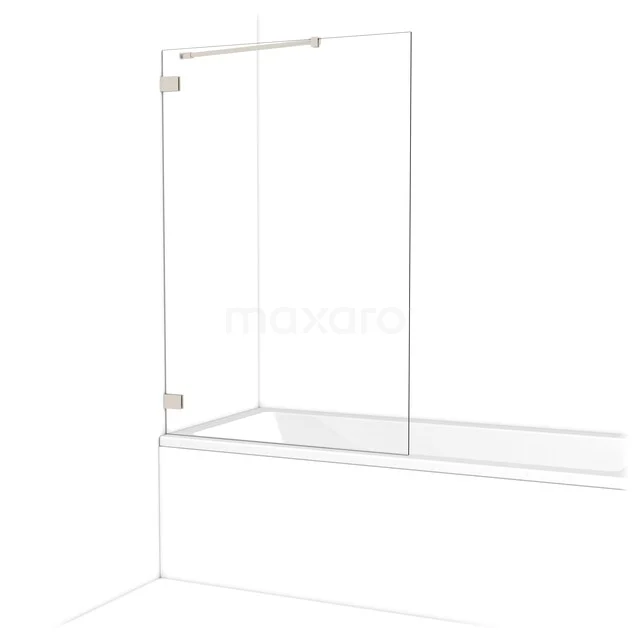 Diamant Badewannenaufsatz | 100 cm Edelstahl Klarglas BDA10220BR