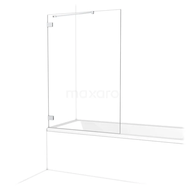 Diamant Badewannenaufsatz | 100 cm Chrom Klarglas BDA10220C