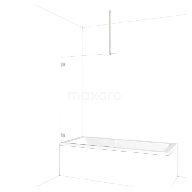 Diamant Badewannenaufsatz | 100 cm Edelstahl Klarglas BDA10720BR Diamant Badewannenaufsatz | 100 cm Edelstahl Klarglas BDA10720BR