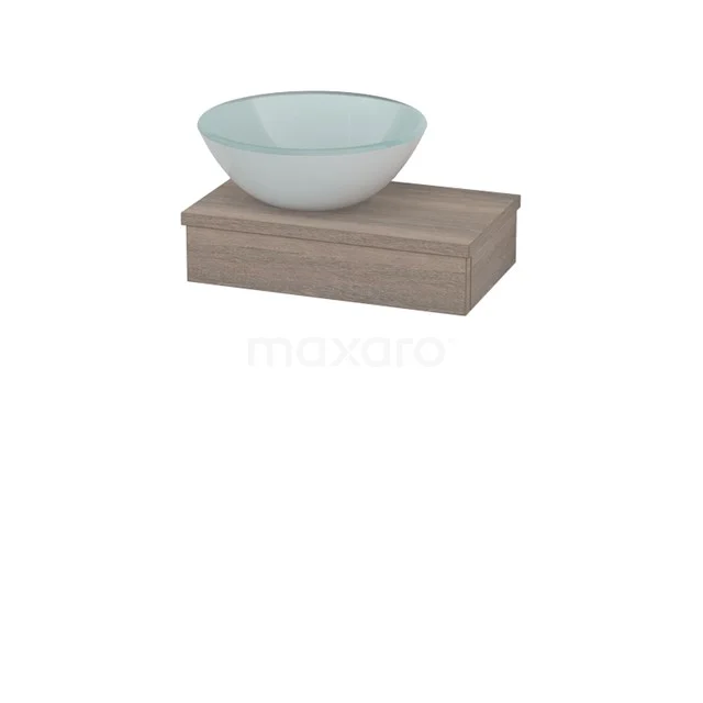 Wooden bathroom unit with ceramic white countertop wash basin, modern design, ideal for stylish and practical bathroom use.