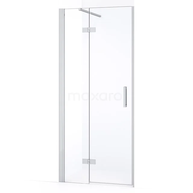 Diamond Shower door | 80 cm Chrome Clear glass Pivot door DDB21351130C