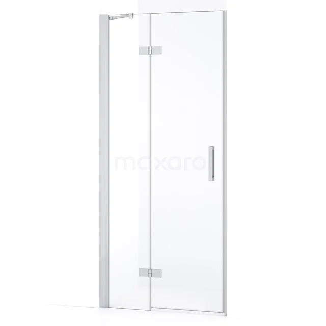 Diamond Shower door | 80 cm Chrome Clear glass Pivot door DDB21351230C