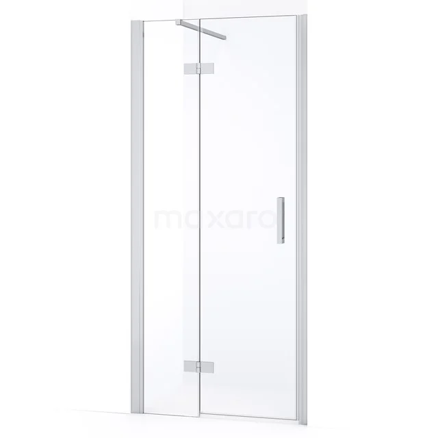 Diamond Shower door | 80 cm Chrome Clear glass Pivot door DDB21352130C