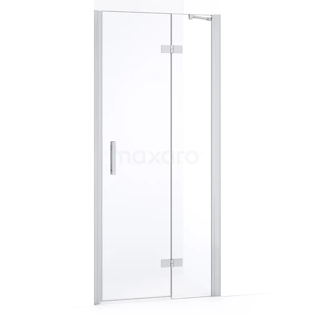 Diamond Shower door | 80 cm Chrome Clear glass Pivot door DDB22352230C