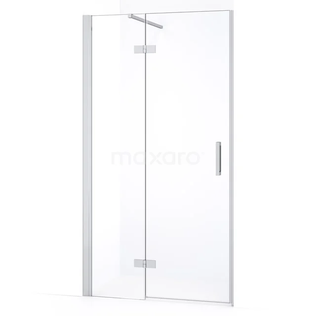 Diamond Shower door | 90 cm Chrome Clear glass Pivot door DDB21361130C
