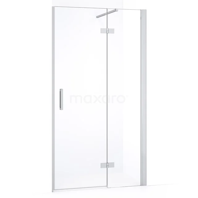 Diamond Shower door | 90 cm Chrome Clear glass Pivot door DDB22361130C