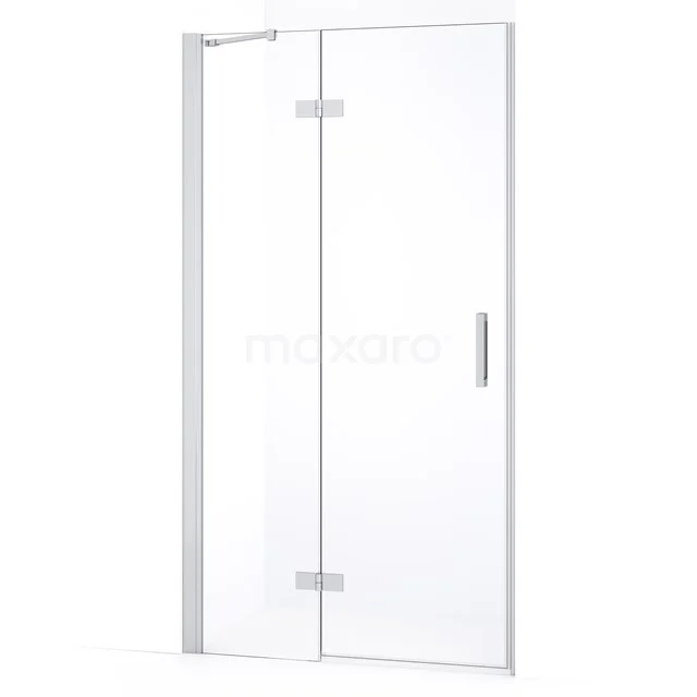 Diamond Shower door | 90 cm Chrome Clear glass Pivot door DDB21361230C