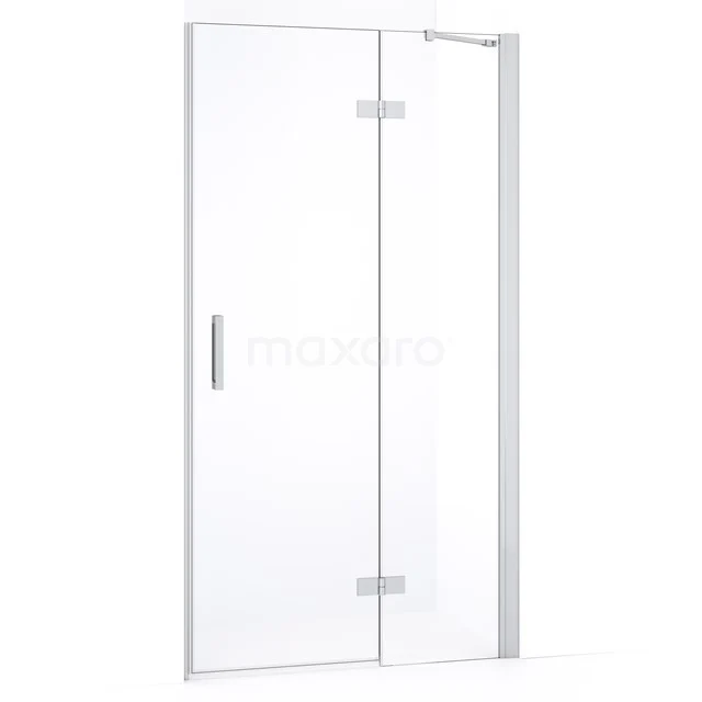 Diamond Shower door | 90 cm Chrome Clear glass Pivot door DDB22361230C