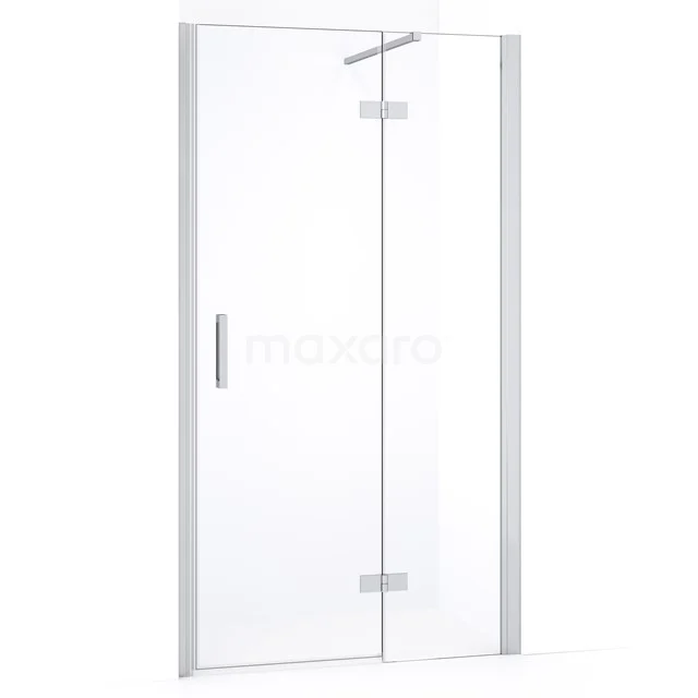 Diamond Shower door | 90 cm Chrome Clear glass Pivot door DDB22362130C