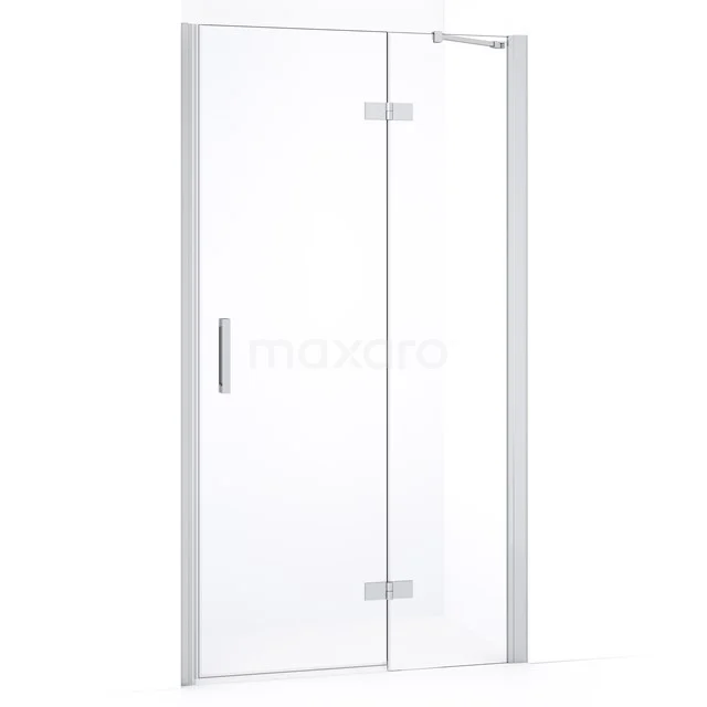 Diamond Shower door | 90 cm Chrome Clear glass Pivot door DDB22362230C