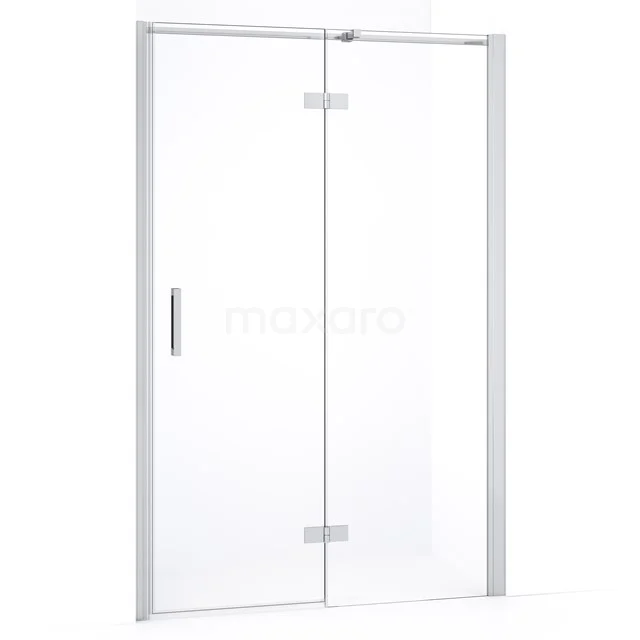 Diamond Shower door | 120 cm Chrome Clear glass Pivot door DDB22662330C