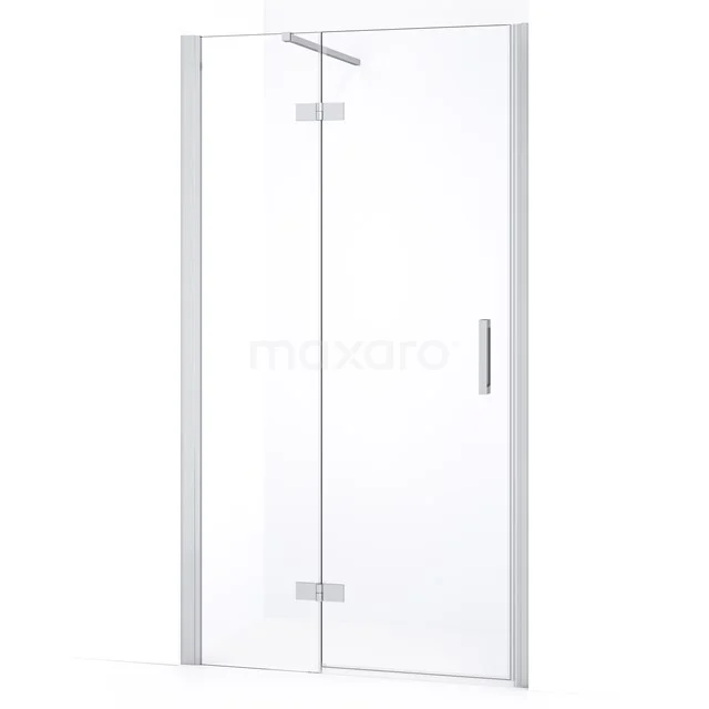 Diamond Shower door | 90 cm Chrome Clear glass Pivot door DDB21362130C