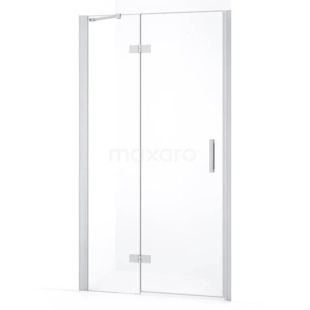 Diamond Shower door | 90 cm Chrome Clear glass Pivot door DDB21362230C