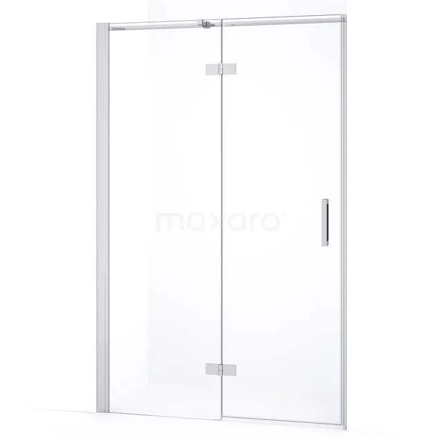 Diamond Shower door | 110 cm Chrome Clear glass Pivot door DDB21651330C