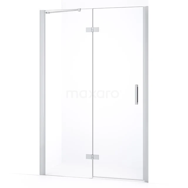 Diamond Shower door | 110 cm Chrome Clear glass Pivot door DDB21652230C