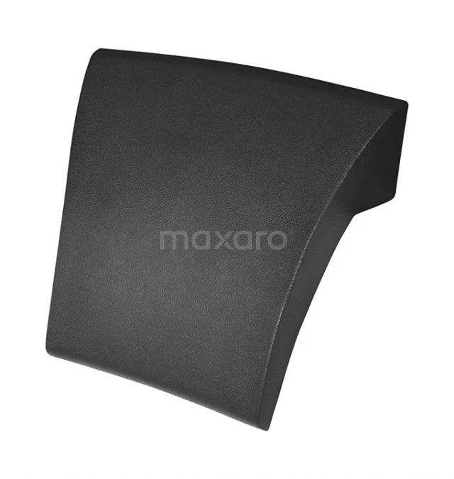 Matt Schwarz Badewannenarmatur-Auslauf im gebogenen Design, ideal für moderne Badezimmerstile.