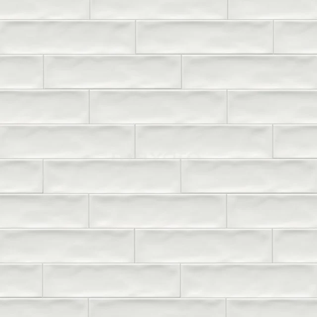 Wall tile Dolce White gloss 6.5x25cm Accent White Non Rectified 507-040102