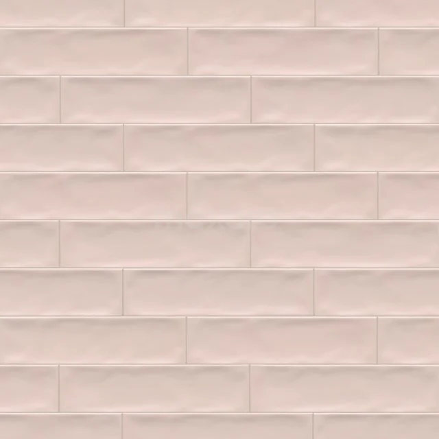 Wall tile Dolce Pink matt 6.5x25cm Accent Pink Non rectified 507-040105