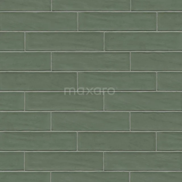 Wall tile Paletta Bold Sage green 6.5x26cm Accent Green Not Rectified 507-010109