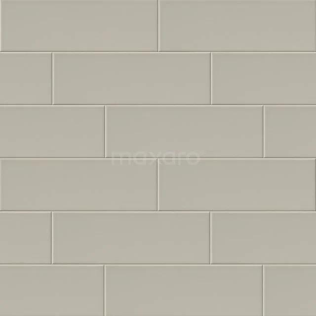 Wandtegel Century Glanzend Taupe 10x30cm Accent Beige Niet Gerectificeerd 501-120107