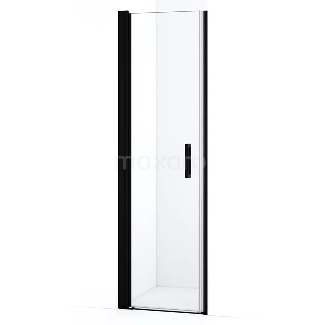 Diamond Shower door | 55 cm Matte black Clear glass Pivot door DDA10520MBN