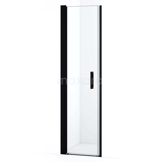 Diamond Shower door | 50 cm Matte black Clear glass Pivot door DDA104520MBN