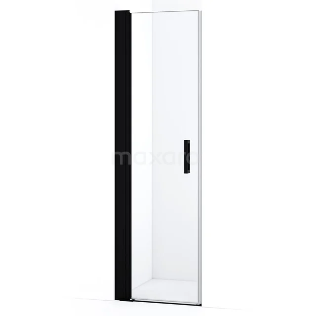 Diamond Shower door | 60 cm Matte black Clear glass Pivot door DDA105210MBN