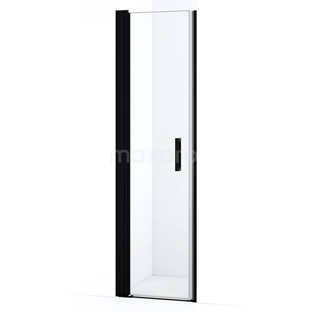 Diamond Shower door | 50 cm Matte black Clear glass Pivot door DDA1045120MBN
