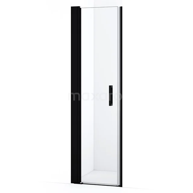Diamond Shower door | 55 cm Matte black Clear glass Pivot door DDA1045220MBN