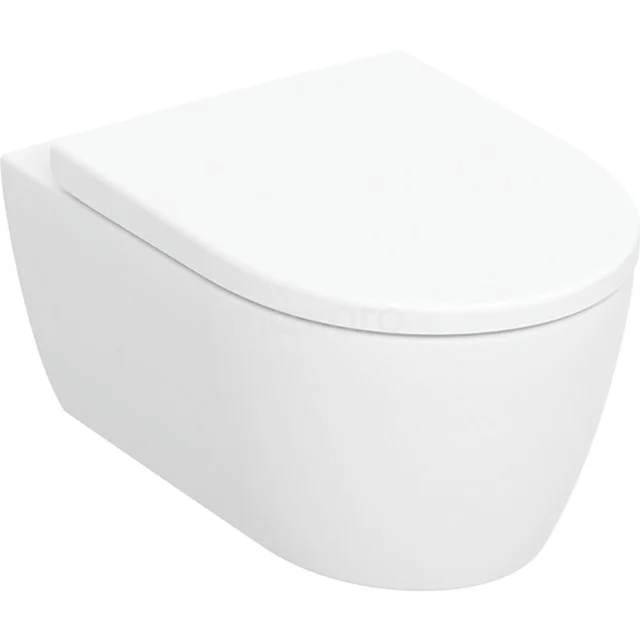 Wand-WC Geberit Icon Ohne Spülrand Glänzend weiß 911010212