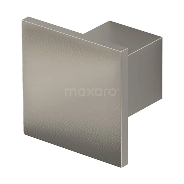 Viereckiger gebürsteter Nickel Haltegriff für Badschrank, schlankes modernes Design, langlebiger rostfreier Stahl.