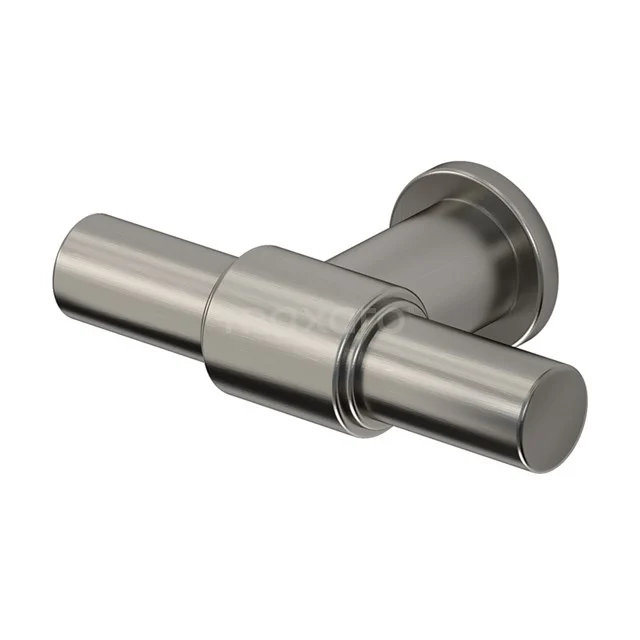 Edelstahl-Handtuchhaken mit runder Form, ideal für moderne Badezimmeranwendungen. Minimalistisches und nachhaltiges Design.