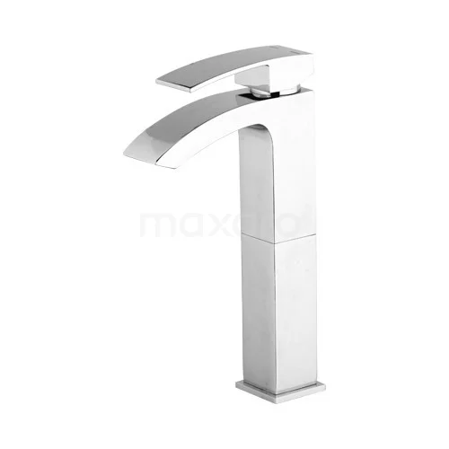 Hoge Wastafelkraan Balance Chrome, Eéngreeps Mengkraan, Chroom F0902A