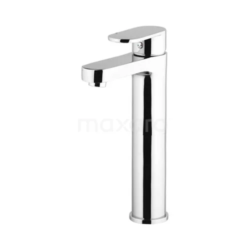 Hoge Wastafelkraan Balance Chrome, Eéngreeps Mengkraan, Chroom F0802A