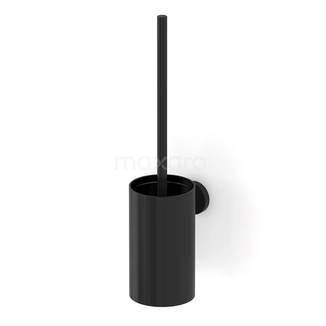 Radius WC Borstel | Zwart | Hangende toiletborstelhouder 150-1203MB