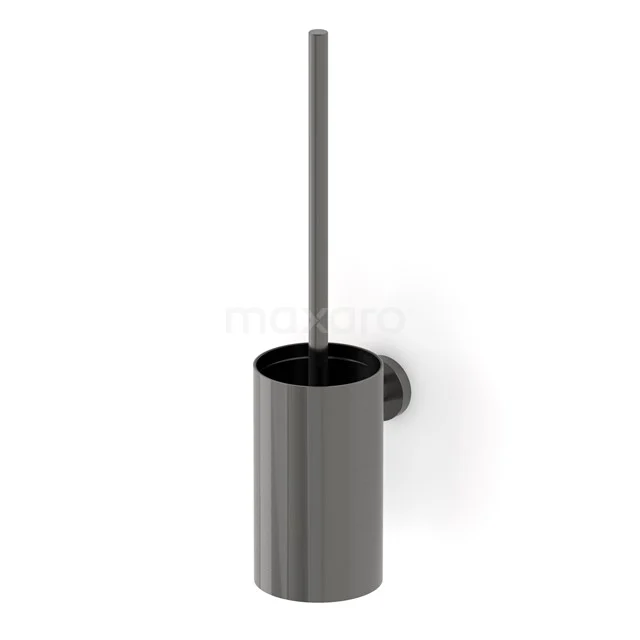Radius WC Borstel | Zwart Metaal | Hangende toiletborstelhouder 150-1203ZM