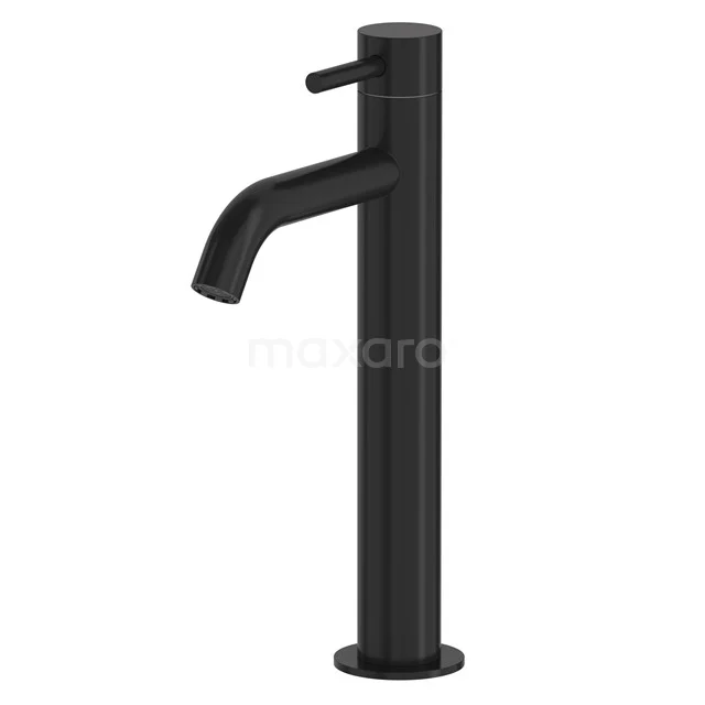 High Cloakroom tap Radius Black, Cold water tap, Black 55.004.444MB
