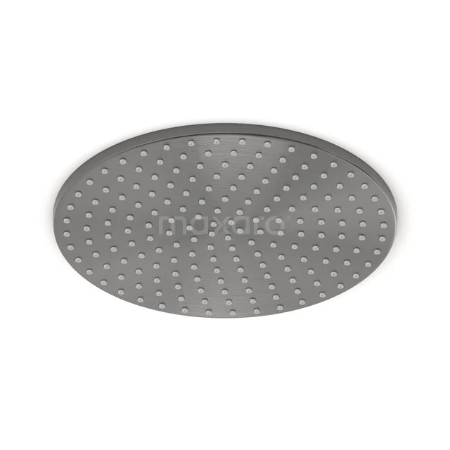 Regendusche Radius Schwarz Stahl, 25cm Duschkopf, Schwarzes Metall 99.200.300ZM