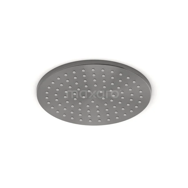 Regendusche Radius Schwarz Stahl, 20cm Duschkopf, Schwarzes Metall 99.200.200ZM