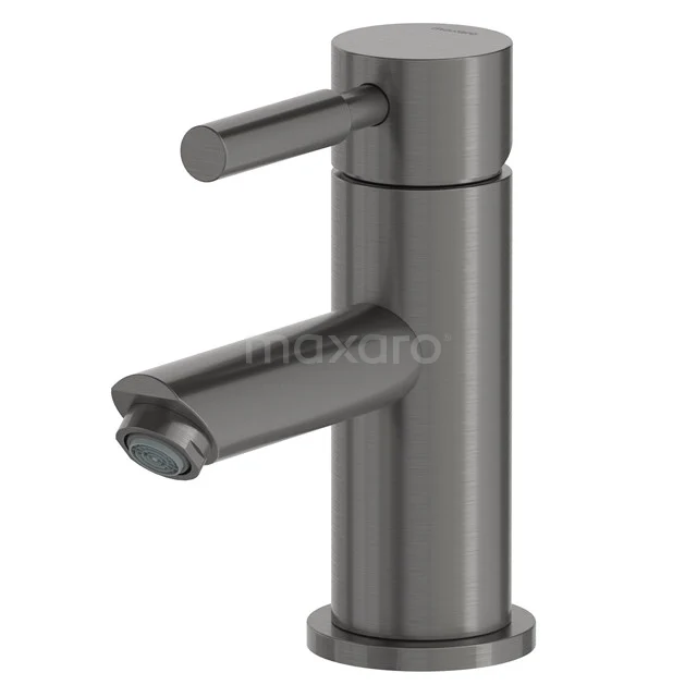 Radius Waschbeckenarmatur Aufputz | Schwarzes Metall | Einhebel-Mischbatterie 55.003.561ZM