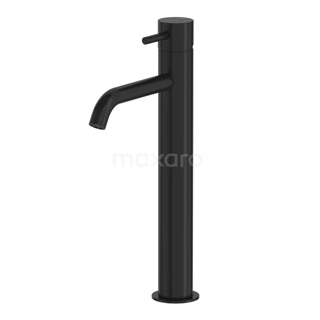 Hoge Wastafelkraan Radius Black, Eéngreeps Mengkraan, Zwart 55.003.581MB