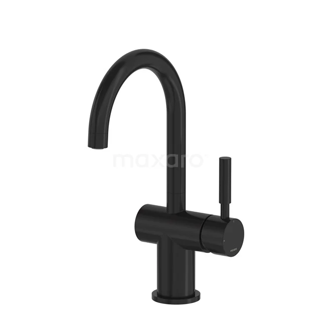 Basin tap Radius Black, Single lever mixer tap, Black 55.003.551MB