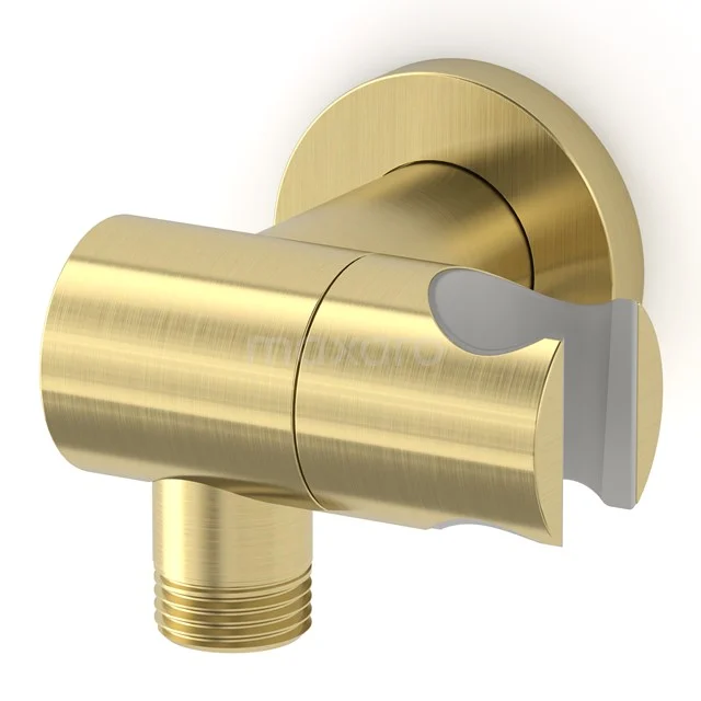 Hand shower holder Radius, Wall-mounted, Adjustable, Light gold 55.156.800LG