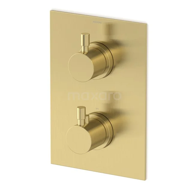 Einbau-Duscharmatur Radius Light Gold, thermostatisch, Light Gold 55.152.502LGS
