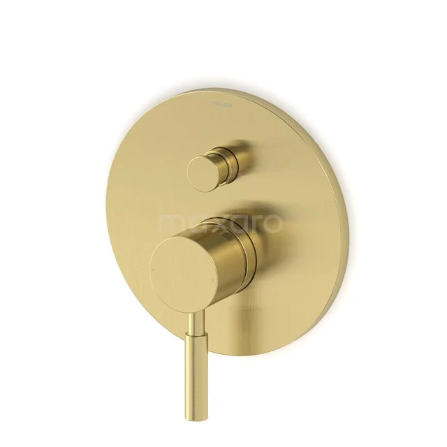 Inbouw Douchekraan Radius Light Gold, Eéngreeps Mengkraan, Lichtgoud 55.151.101LGS