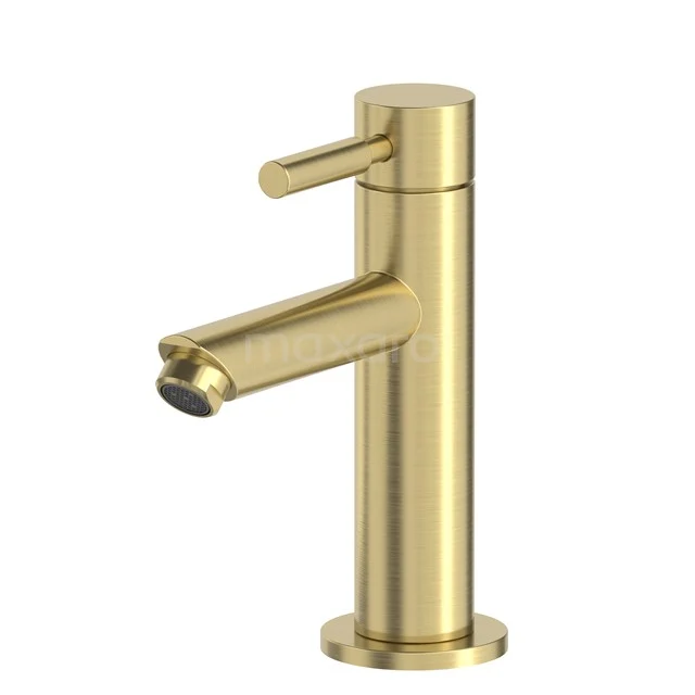 Radius Waschtischarmatur Aufputz | Light Gold Kaltwasserarmatur (für Gäste-WC) 55.004.404LG