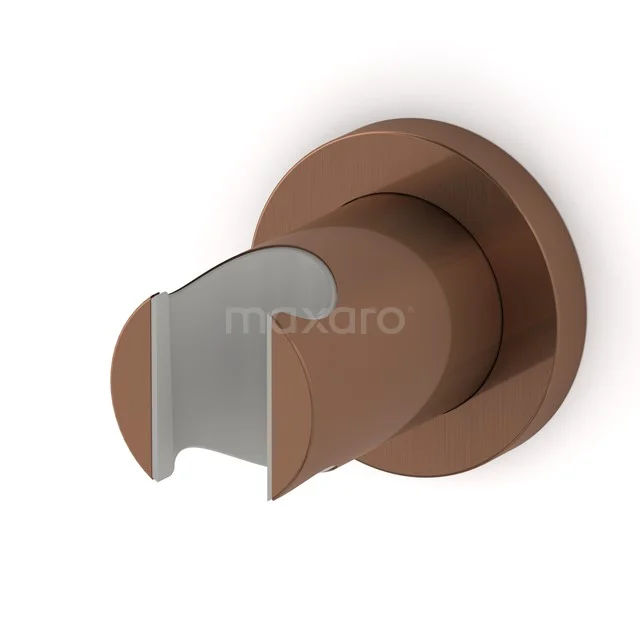 Handbrausehalter Radius Kupfer, Wandbefestigung, Kupfer 55.156.100KP